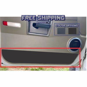 BLACK 03-07 Hummer H2 Front Door Panel Pocket Delete Set (2 Doors) 2003 2004 2005 2006 2007