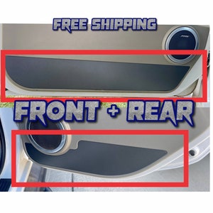 GREY 03-07 Hummer H2 Front & Rear Door Panel Pocket Delete Set (4 Doors) 2003 2004 2005 2006 2007