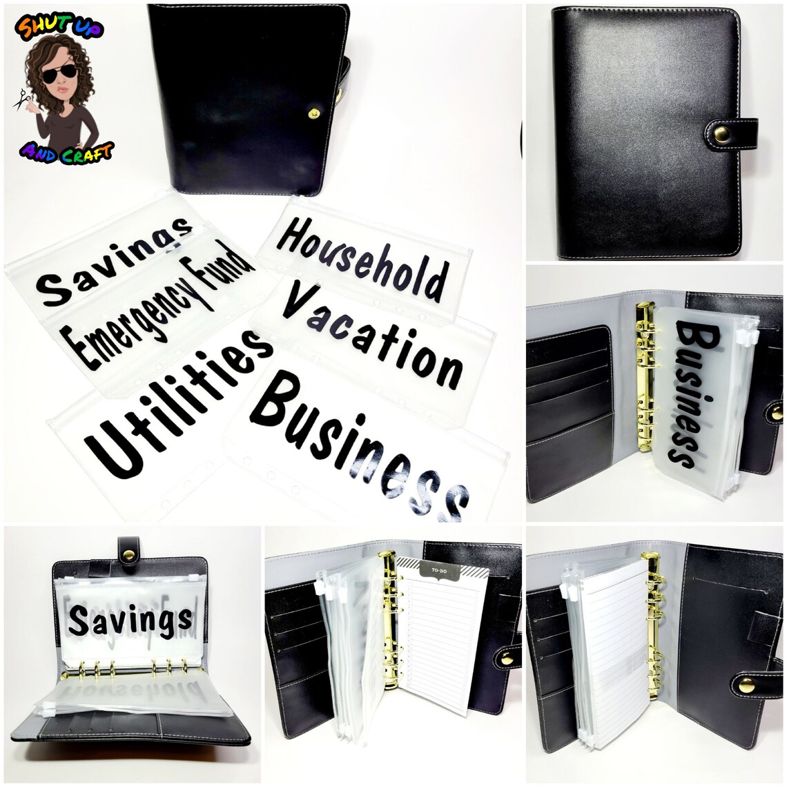 Budget Binder with Cash Envelope System Custom Budgeting Etsy