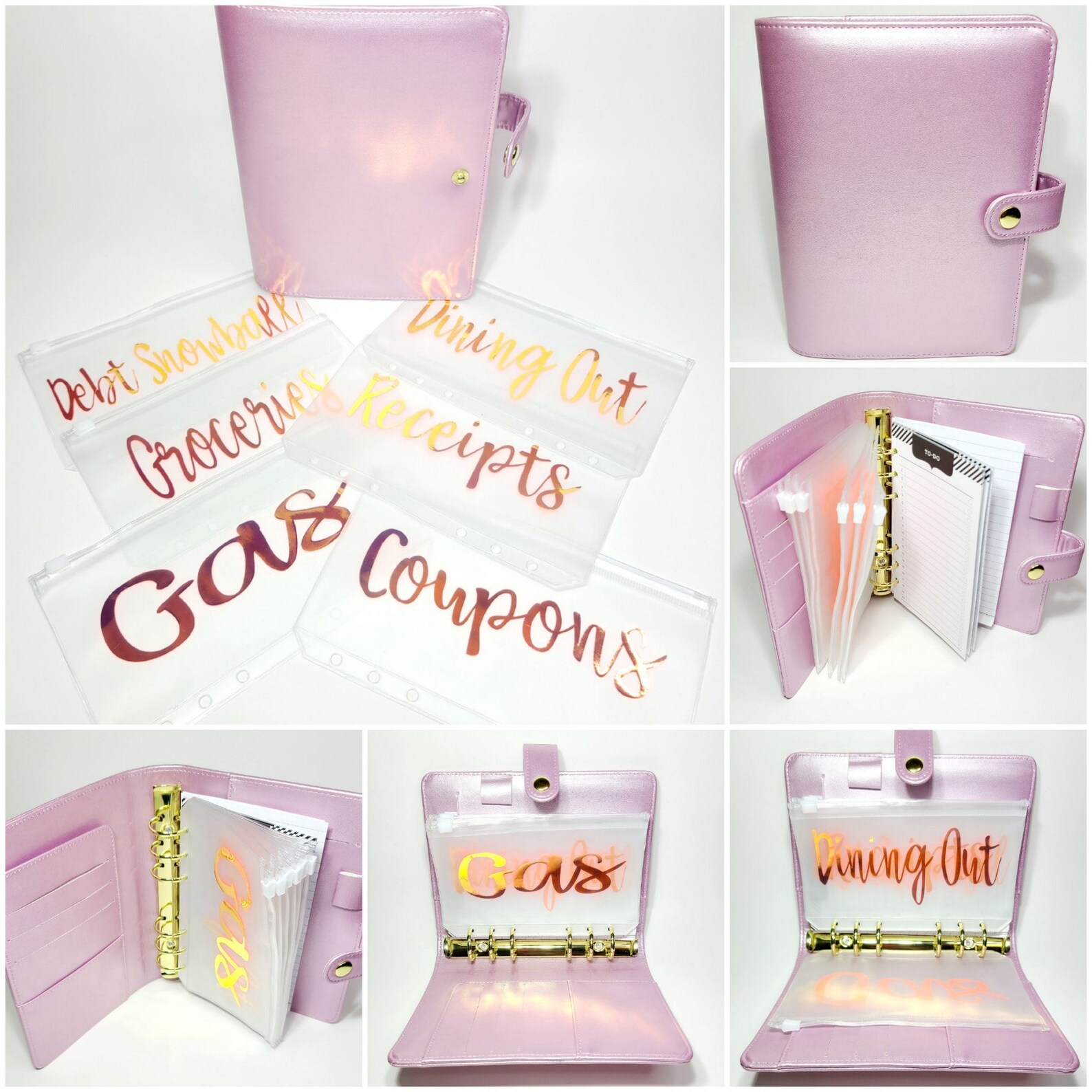 Budget Binder with Cash Envelope System Custom Budgeting Etsy