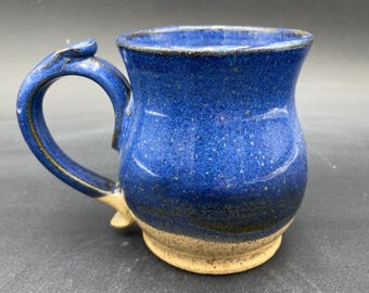 Handmade Mug, Stoneware Coffee Cup, Wheel Thrown Pottery, Ceramics
