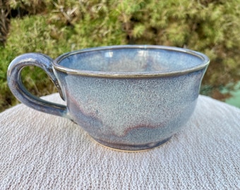 Handmade Pottery Coffee Mug, Ceramic Latte Cup, Stoneware Soup Bowl