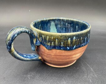 Handmade Pottery Coffee Mug, Ceramic Cup