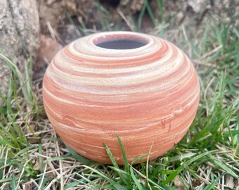 Handmade Pottery Bud Vase, Ceramic Flower Vase, Stoneware Pot