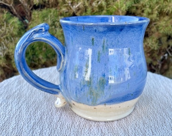 Handmade Mug, Stoneware Coffee Cup, Wheel Thrown Pottery, Ceramics
