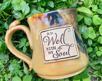 Handmade Pottery Coffee Mug, Ceramic Cup