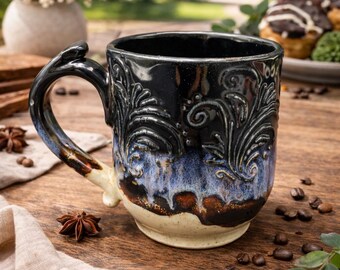 Handmade Pottery Coffee Mug, Ceramic Cup