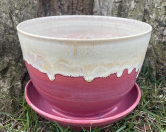 Handmade Pottery Plant Pot, Ceramic Flower Pot