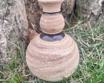 Handmade Pottery Bud Vase, Ceramic Flower Vase, Stoneware Pot