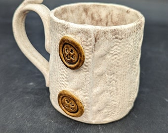 Sweater Designed Mug Pottery Ceramic Stoneware Mug