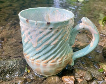 Handmade Pottery Coffee Mug, Ceramic Cup