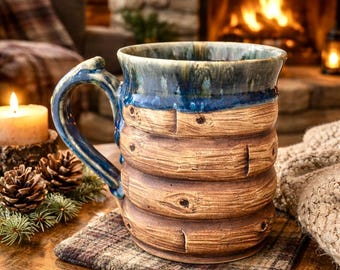 Handmade Pottery Coffee Mug, Ceramic Cup
