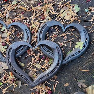 Horse Shoe Heart, lucky horse shoe, Rustic Farmhouse Style, hand forged