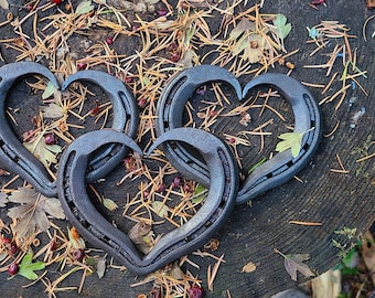 Horse Shoe Heart, lucky horse shoe, Rustic Farmhouse Style, hand forged