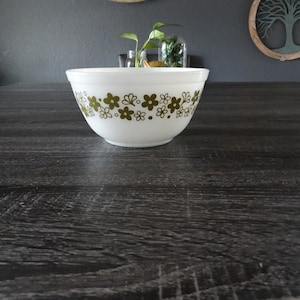 Vintage Spring Blossom Mixing Bowl Corning Ware Spring Flowers Pattern Retro Kitchenware