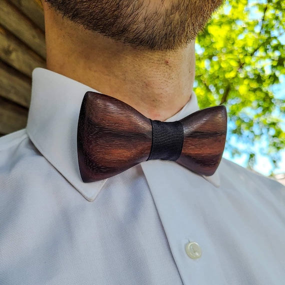 Wooden Bow Tie, Rosewood Personalised Wood Bowtie, Matching Father Son  Bowties, Groomsmen Gifts Personalized, Groom Boho Bowtie, -  Canada