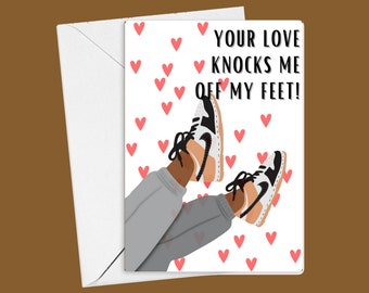 Black Love Card | African American Black Greeting Card | Anniversary Card | Valentines Card