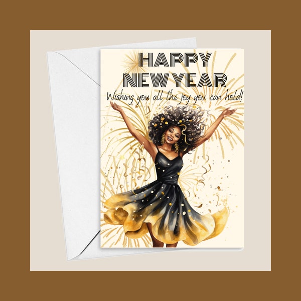 Happy New Year Card – Etsy
