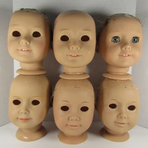 Pleasant Company Doll Heads for Customization or Parts