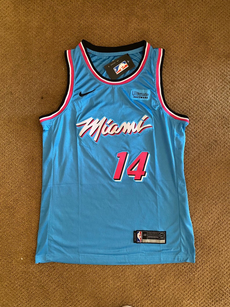 Tyler Herro Miami Vice Heat Jersey | Etsy
