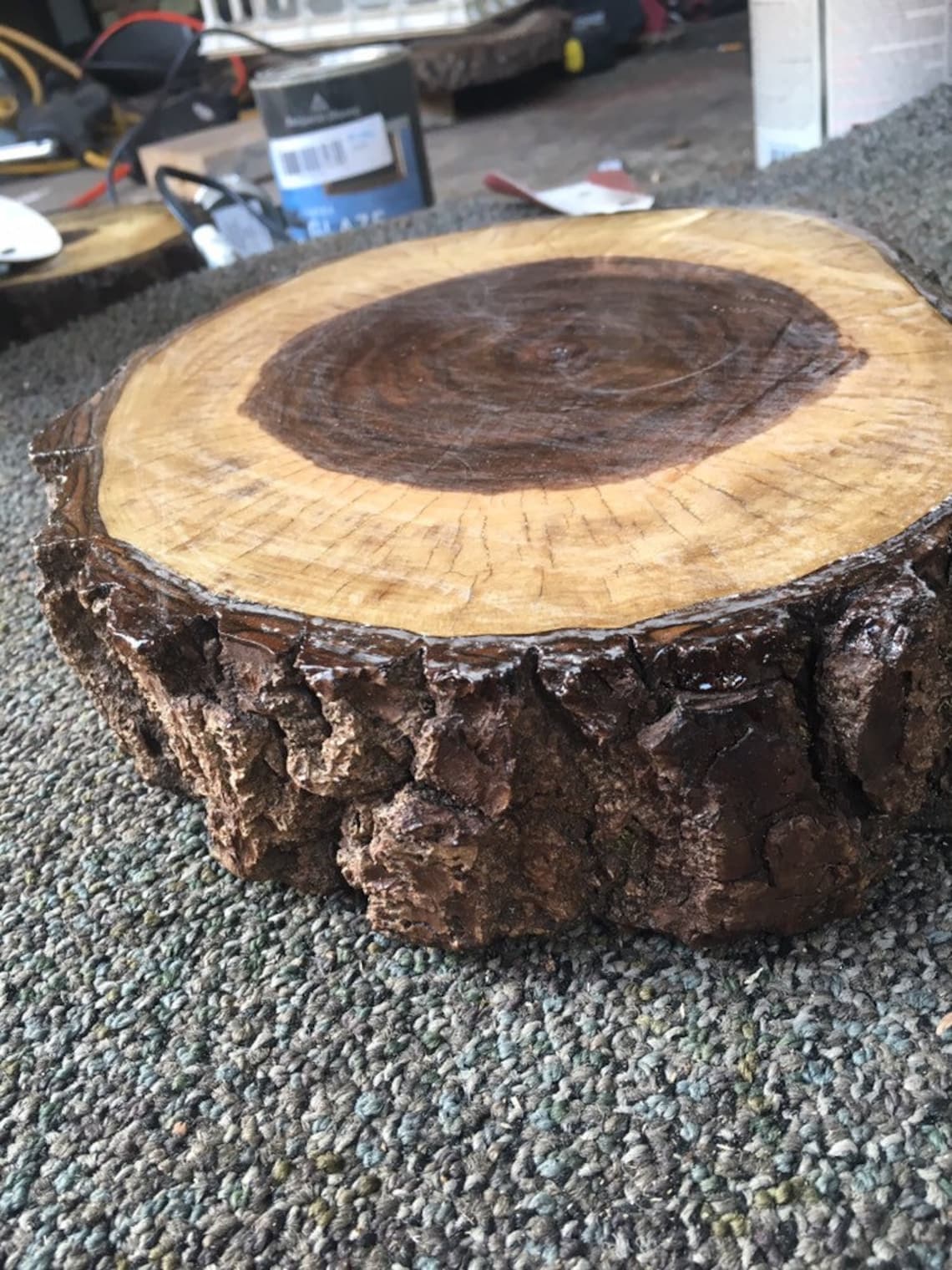 Black walnut live edge wood slices cookies rounds sanded Etsy
