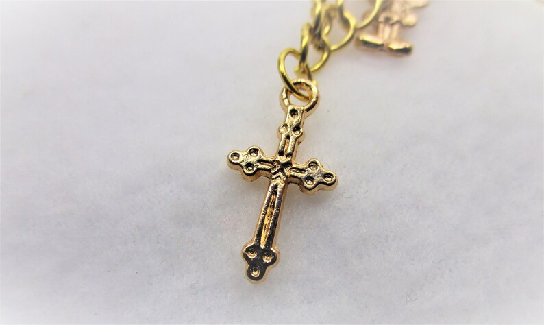Gold Plated Chain Charm bracelet