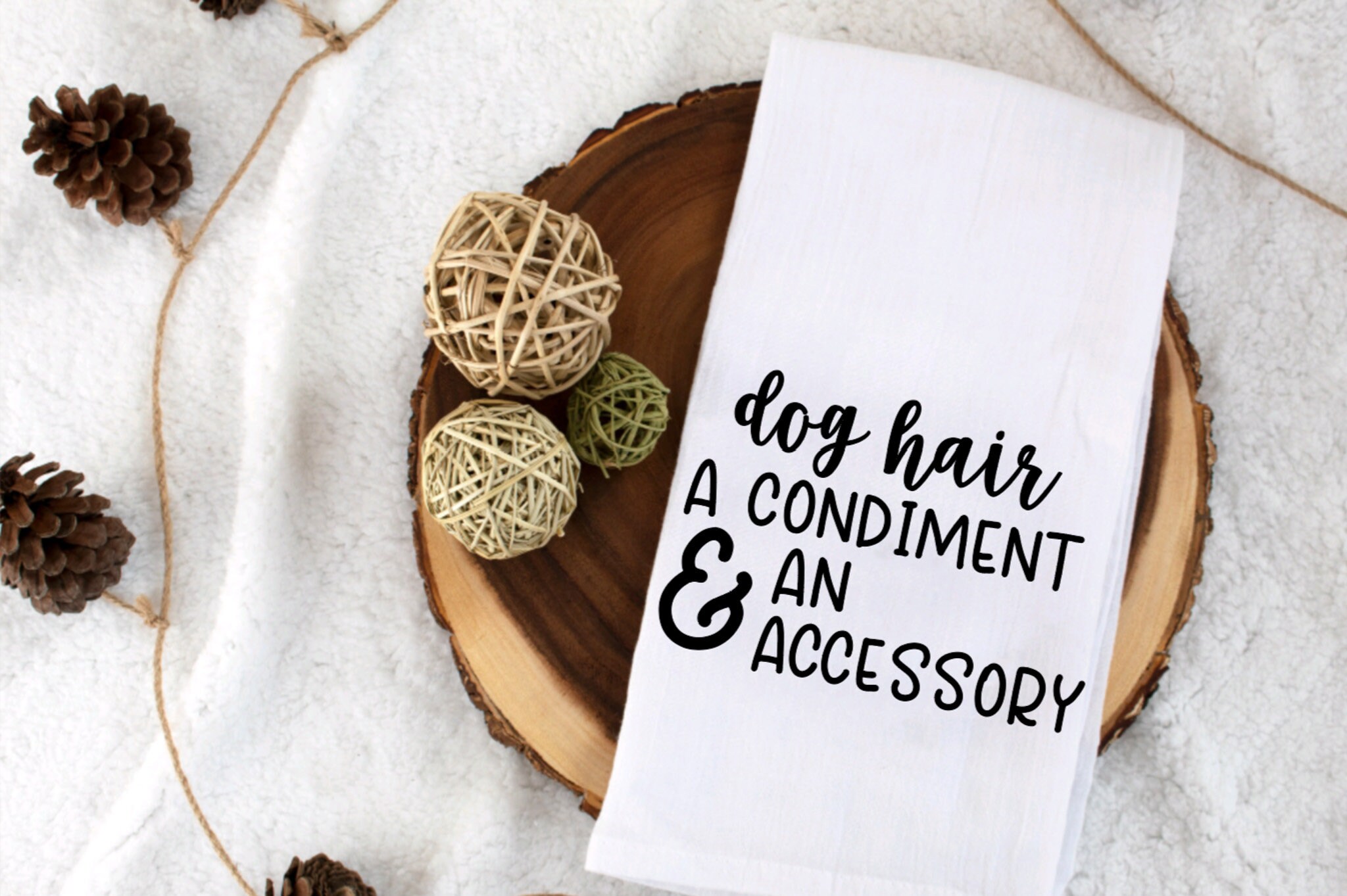 Dog hair both a condiment and a fashion accessory sale