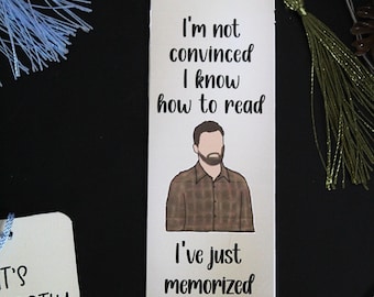 Marcador de madera inspirado en "New Girl", frase divertida de Nick Miller