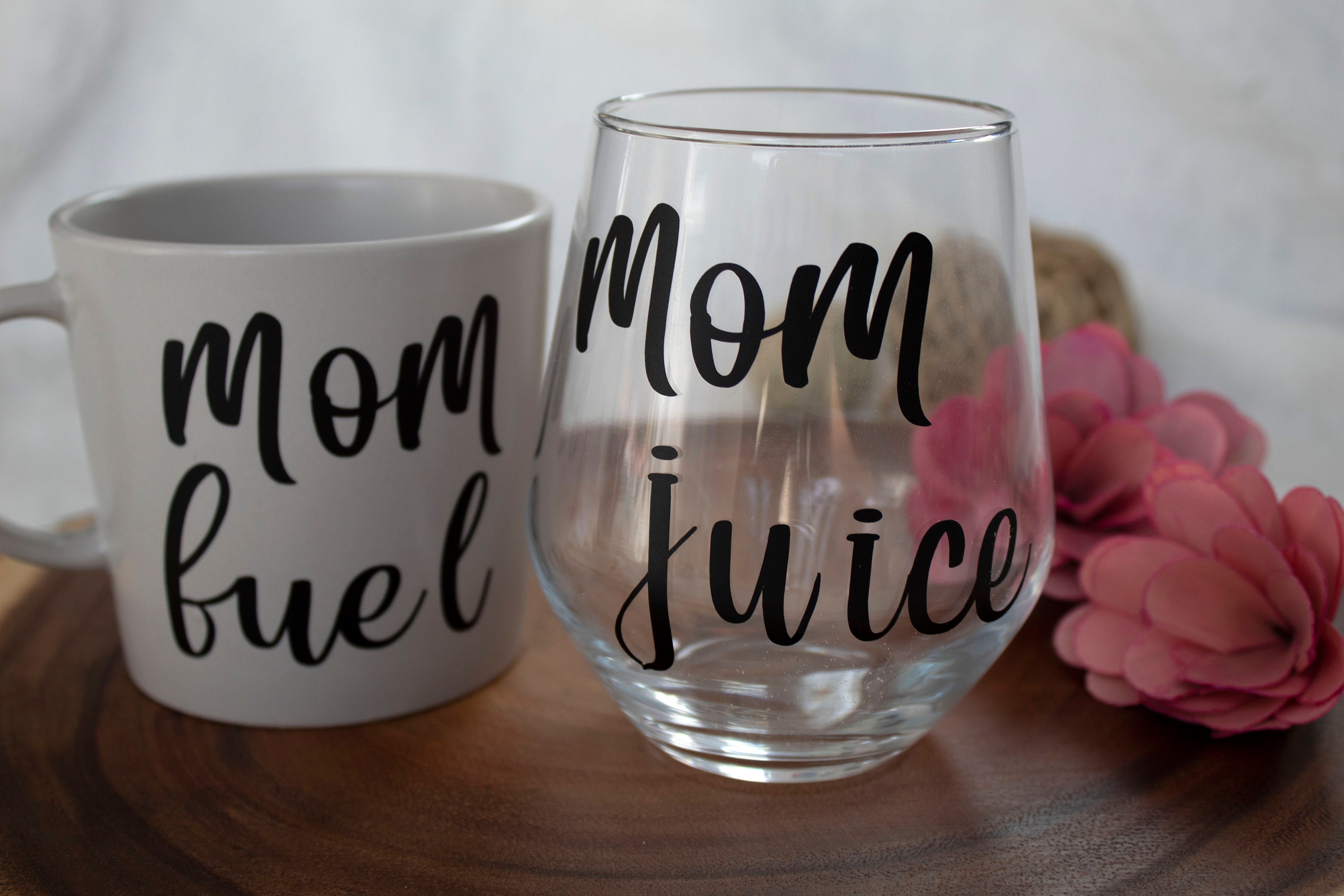 Mom Juice Wine Glass Mom Fuel Coffee Mug Coffee Loving Mom Etsy UK