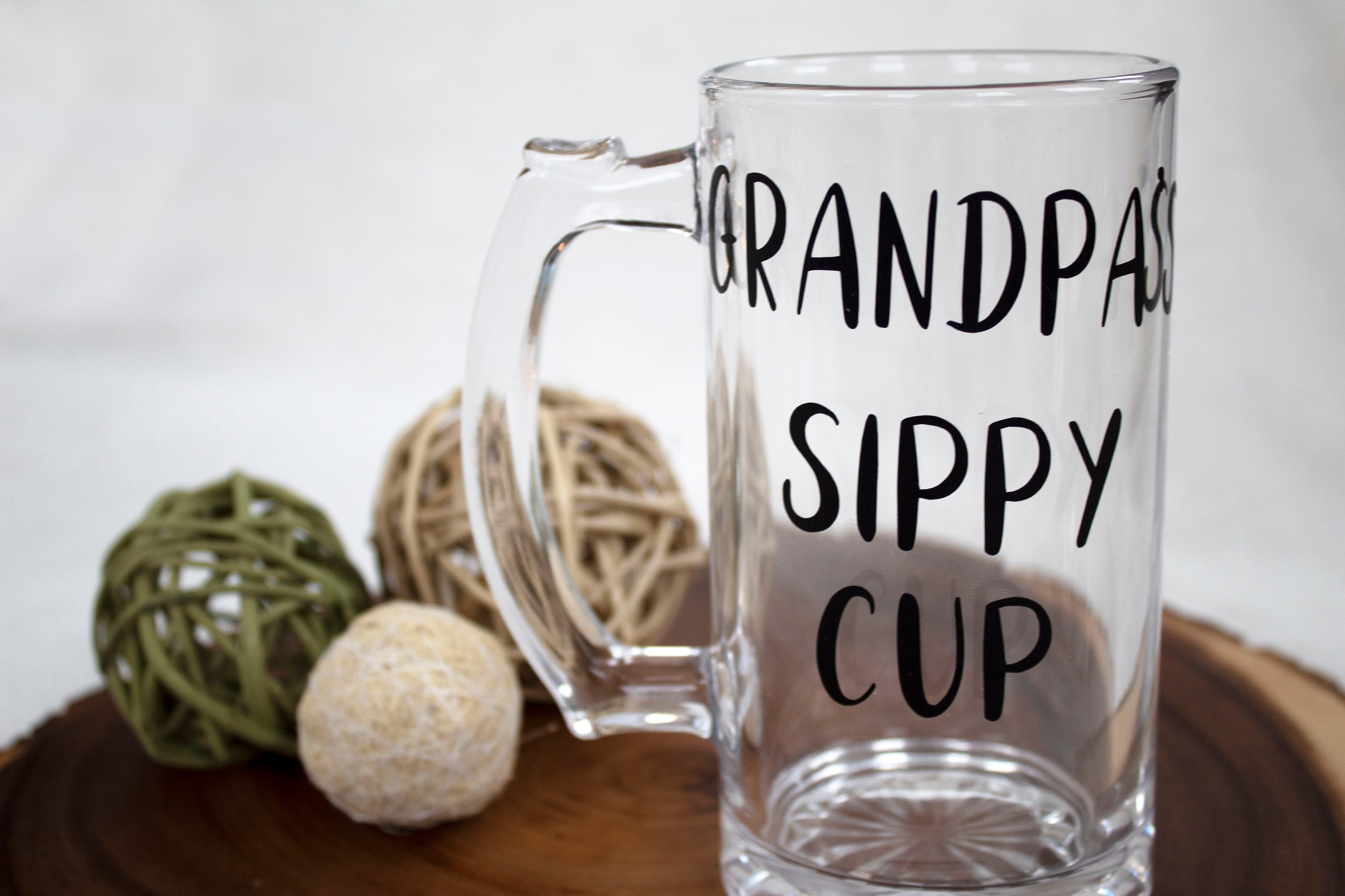 Grandpa's Sippy Cup Beer Mug Father's Day Present New Grandpa Gifts