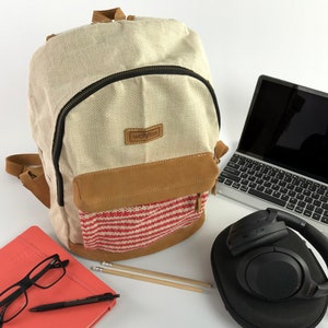 Hand Woven Contemporary Backpack unique and Individual and Limited in Manufacture
