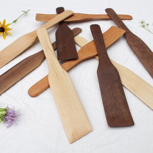 Curved or Angled American Spurtle (wide) - Handmade in the USA With ...