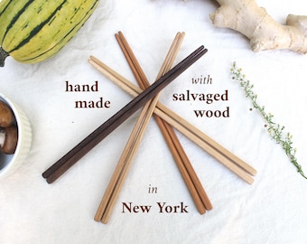 Chopsticks - Handmade in the USA With Salvaged Wood