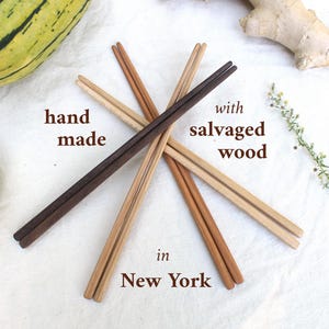 Chopsticks - Handmade in the USA With Salvaged Wood
