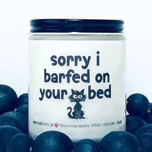 Sorry I Barfed On Your Bed | Cat Mom | Cat Lover Gift | Cat Mama | Feline Rescue | Cat Humor