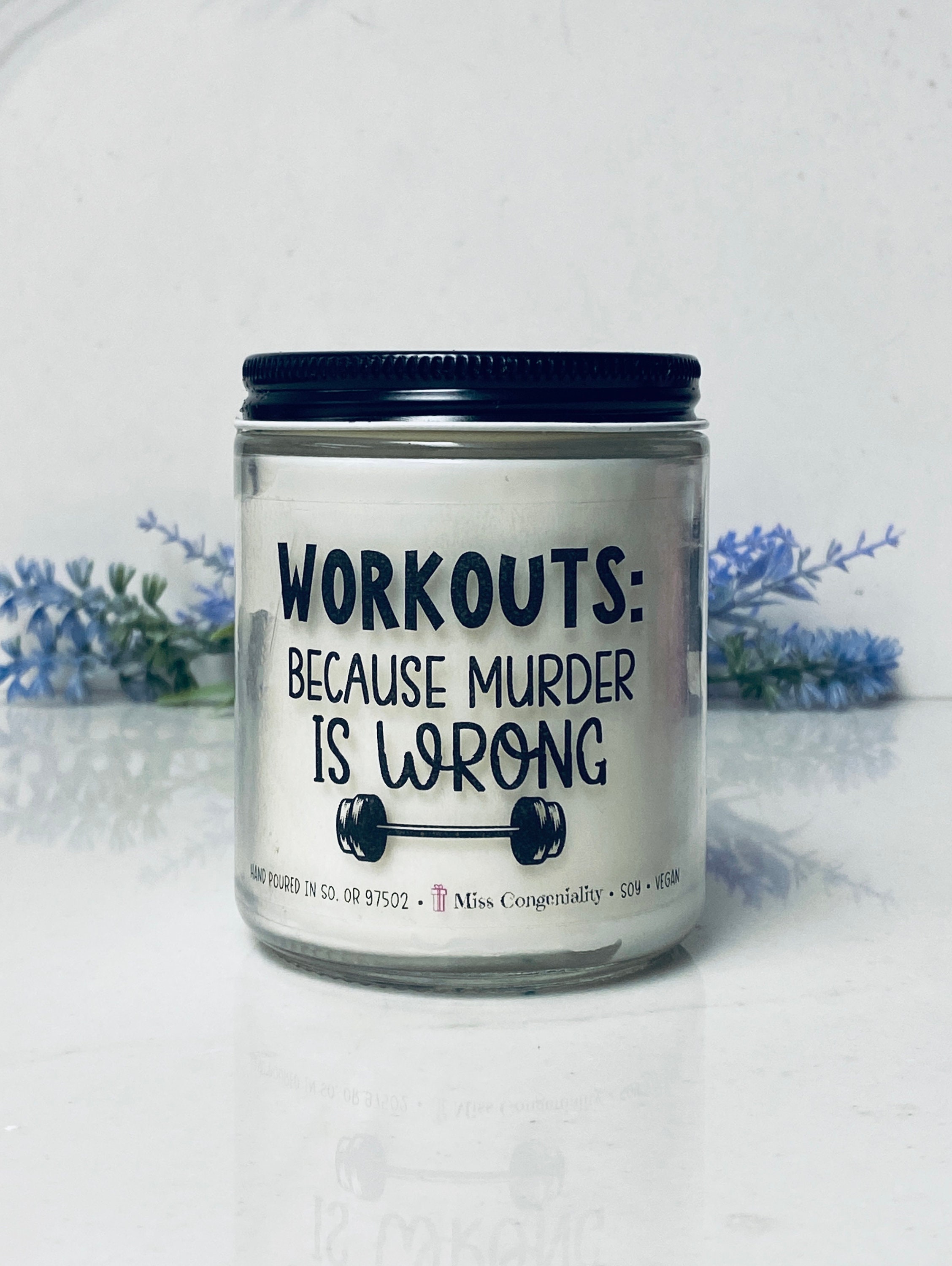 Wrong Funny Candle Workout - Etsy 