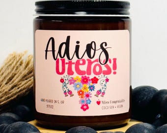 Adios Uteros | Hysterectomy | Goodbye Uterus Gift | Gift for Friend Having a Hysterectomy
