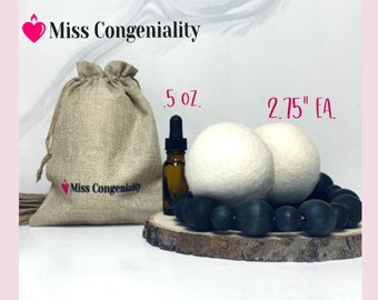 Scented Wool Dryer Balls: Eco Friendly Laundry, Clean Scents