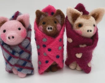 Pigs in Blankets Needle Felting Kit
