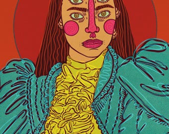 Poor Things Bella Baxter 8x10 Digital Art Print