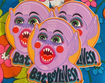 Bat Boy Lives! 5” Vinyl Sticker