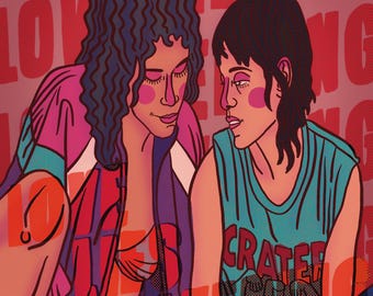 Love Lies Bleeding Queer Wrestling Film 8x10 Digital Art Print