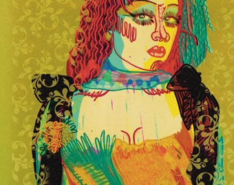 Chappell Roan Grammys Red Carpet Lewk 8x10 Digital Art Print