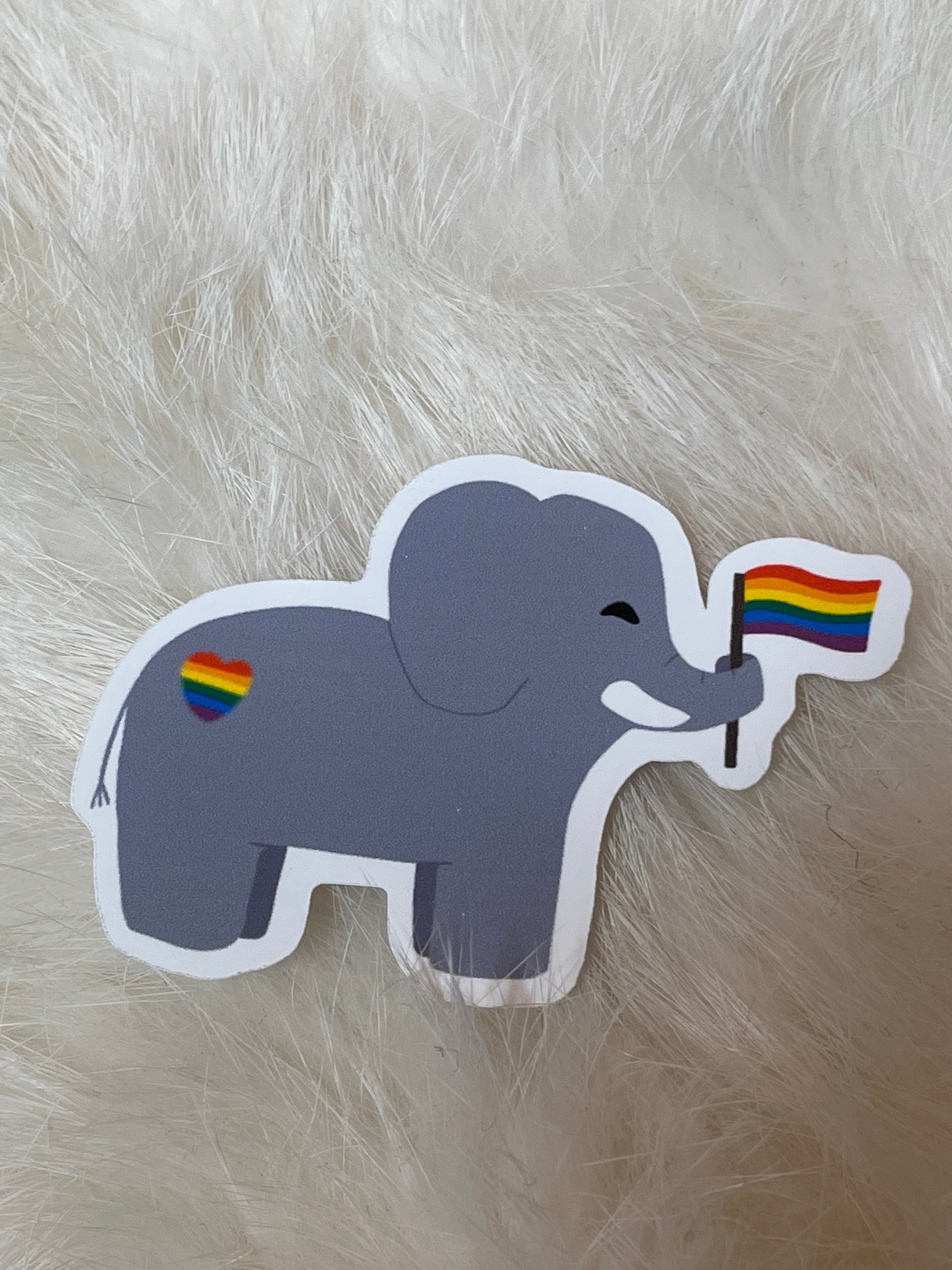 Pride Elephants | Etsy