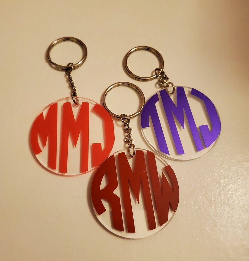 Personalized Monogrammed Key Chain