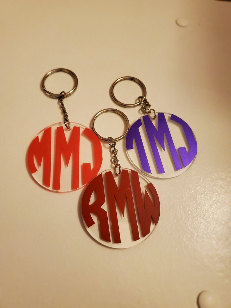 Personalized Monogrammed Key Chain