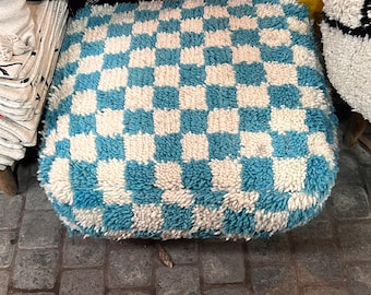 Pouf da pavimento Beni Ourain – Pouf ottomano fatto a mano - Cuscino da pavimento - regalo regalo - cuscino kilim - cuscini da pavimento - cuscino da pavimento - regalo per lei.