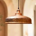 Industrial Barn Pendant Light Dome, Hammered Copper Farmhouse Hanging Lighting, Chandelier Fixture, Vintage Ceiling Lamp for Kitchen island product logo