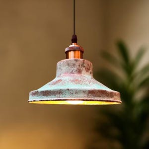 Danish 1960s Copper Pendant Light – Scandinavian Space-Age “UFO” Lamp, Vintage-Style Layered Ceiling Light, Mid-Century Modern (Aurora-62)