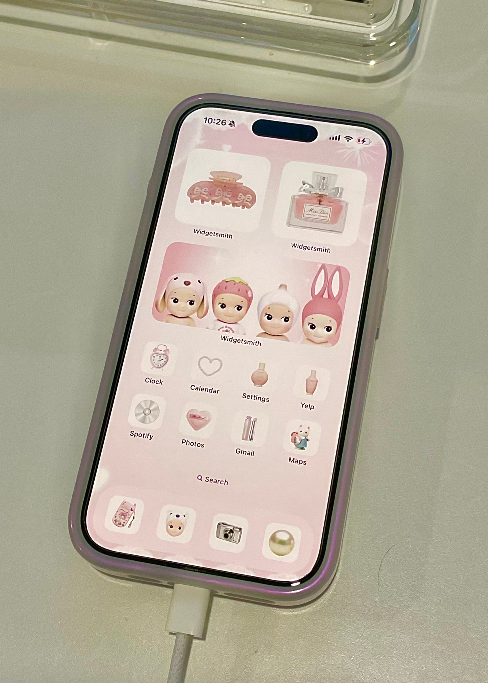 Pink Bow Ios Pink Bow App Icon Pack: Angel Energy, Coquette iPhone Wallpaper ...